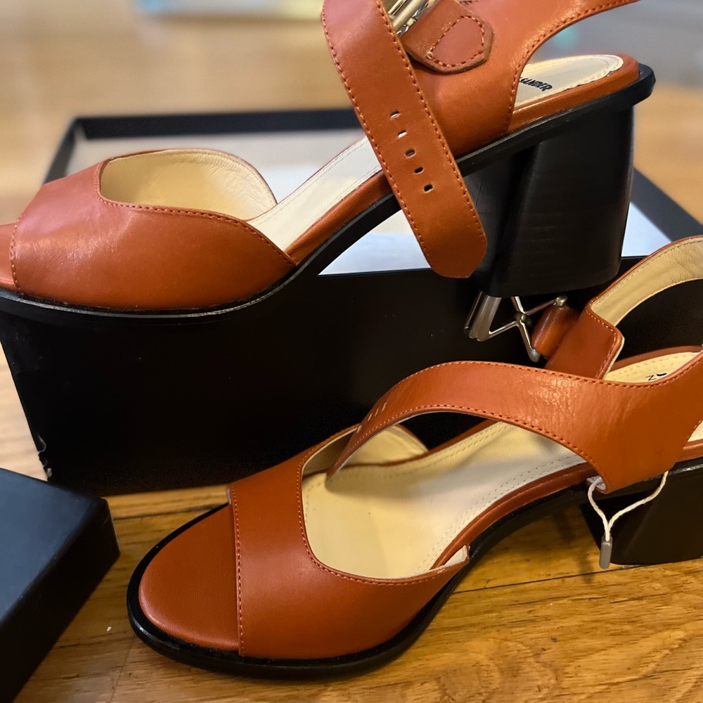 Jill Sander Navy Sandals